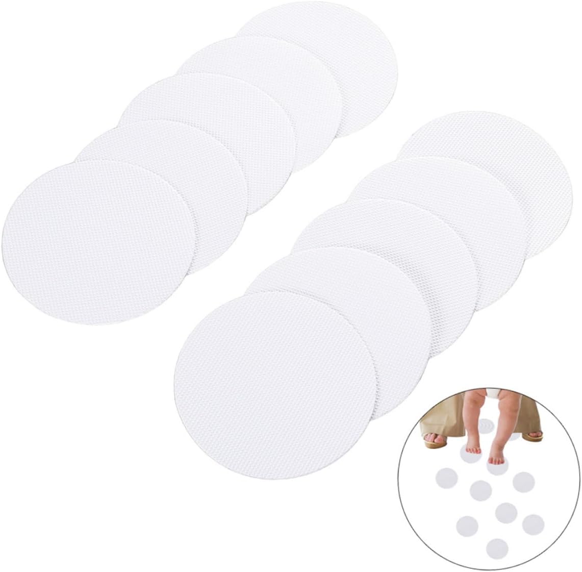 Non-Slip Shower Mat 36pcs Peva Stickers for Safety