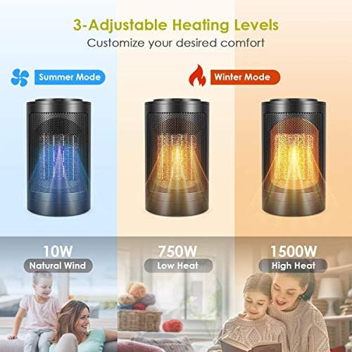 SimileLine 1500W Oscillating Space Heater