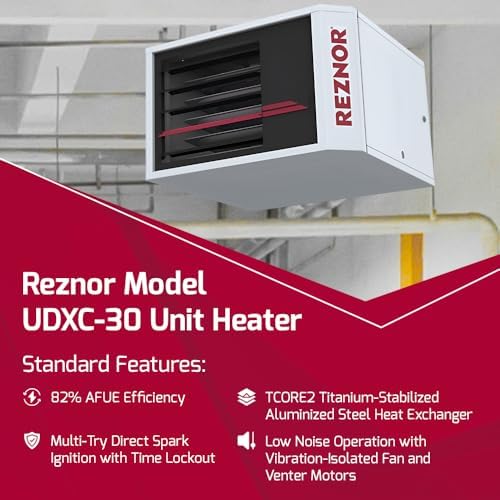 Reznor 30000 BTU Natural Gas Heater for Indoor Use