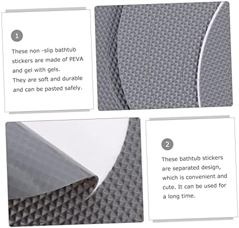 HOOTNEE Anti-Slip Bathtub Stickers 20 Sheets Waterproof