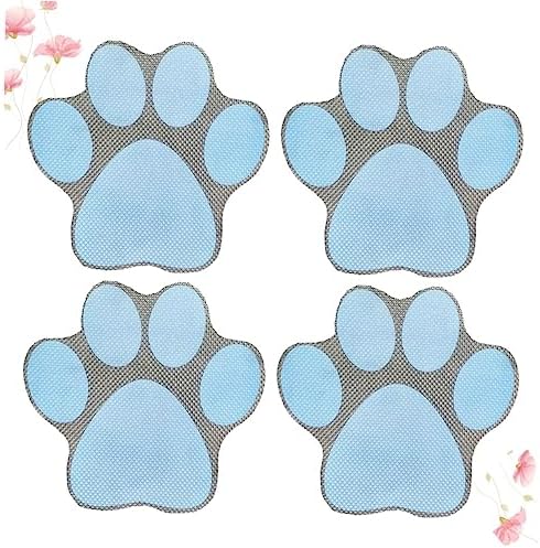 LIOOBO Anti-Slip Bathtub Stickers 4pcs Cartoon Design 1