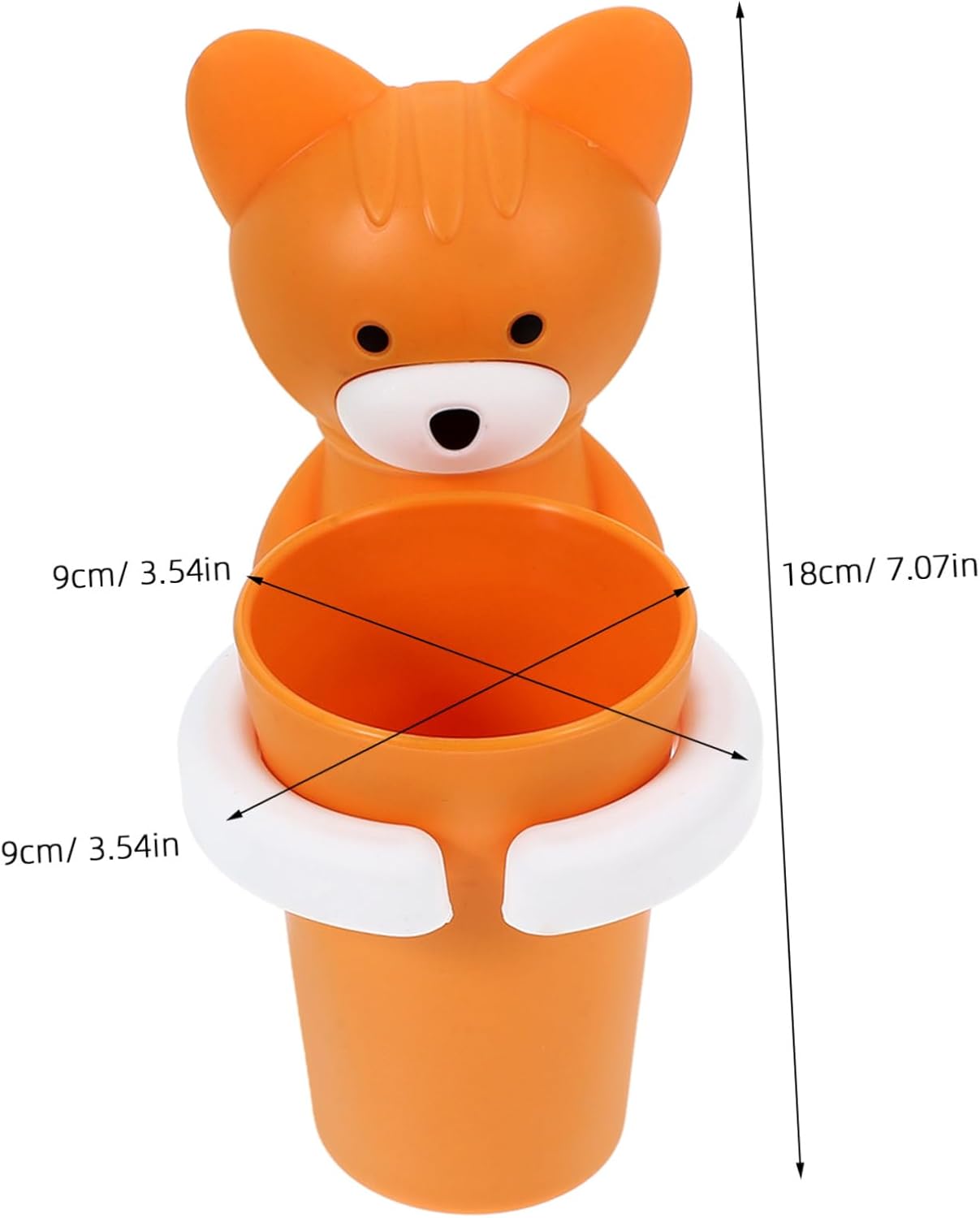PRETYZOOM 2 Sets Cartoon Toothbrush Holder Cup Rack