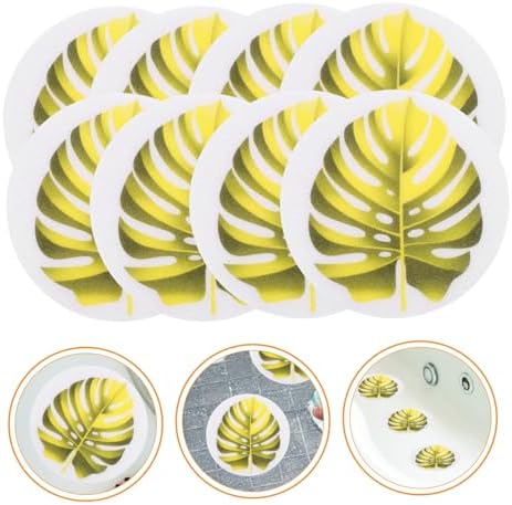 Zerodeko Leaf Shape Bathtub Stickers - Safe Non-Skid Bathroom Decor