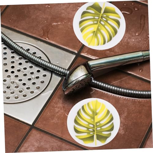 Leaf Slip Stickers for Bathtubs and Showers - Safe and Creative Peva Decals