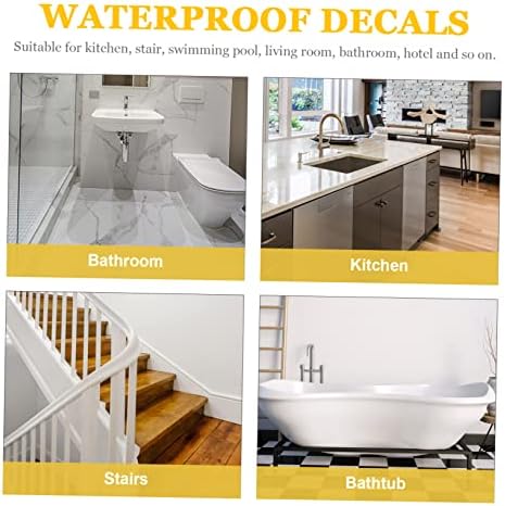 Healifty 12Pcs Non-Slip Bathtub Stickers for Safety Decor
