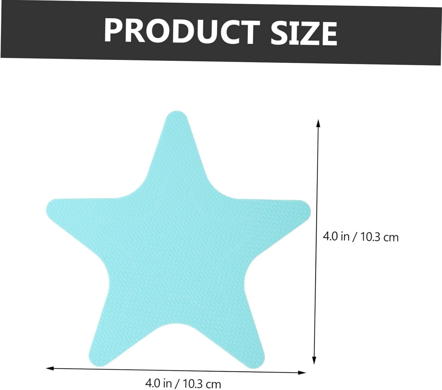 Yardenfun 20Pcs Non Slip Bathroom Stickers with Star Design
