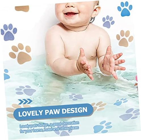 10pcs Cartoon Paw Waterproof Bathtub Decals for Kids