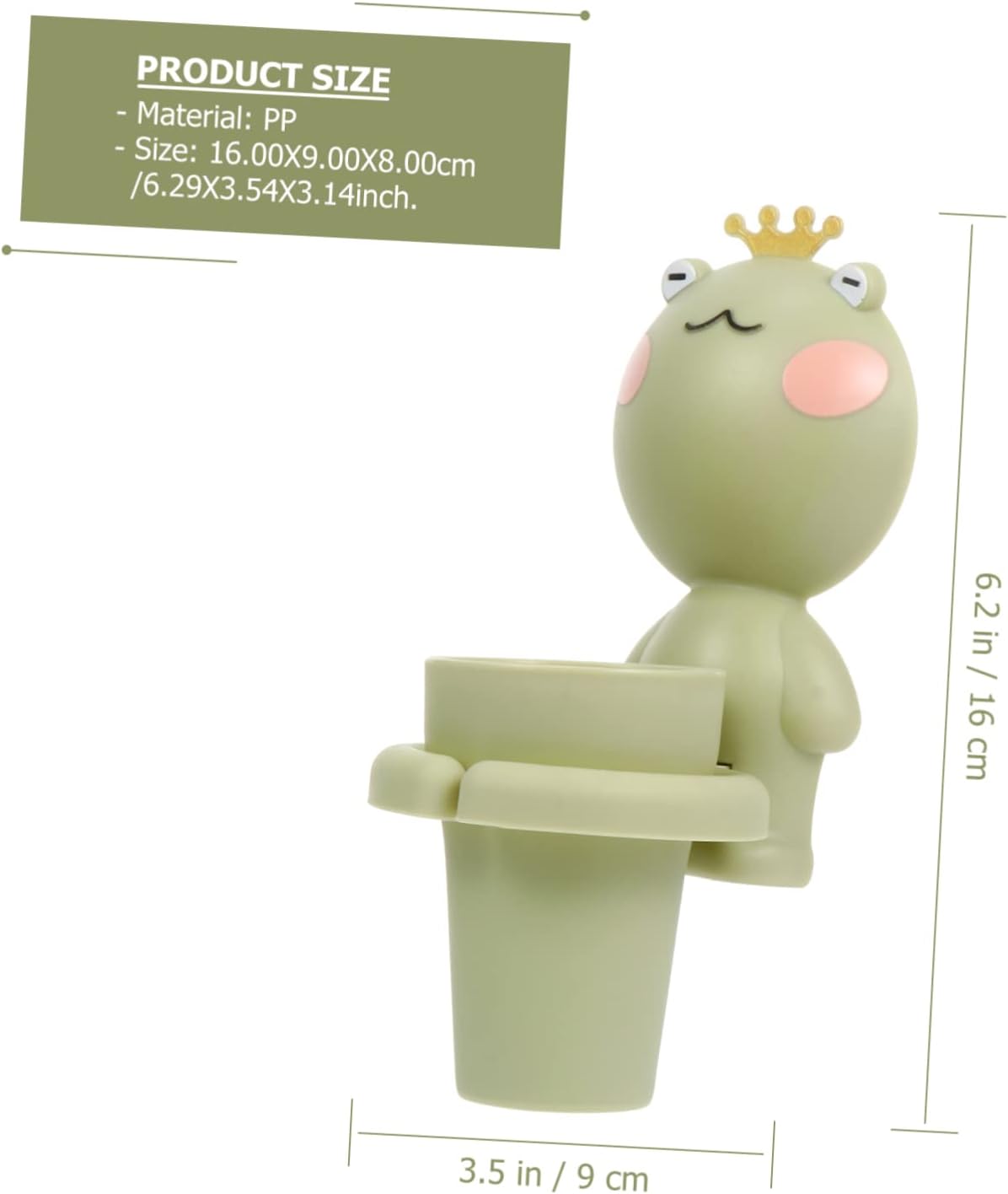 Holibanna Wall-Mounted Toothbrush Cup Holder for Boys and Girls