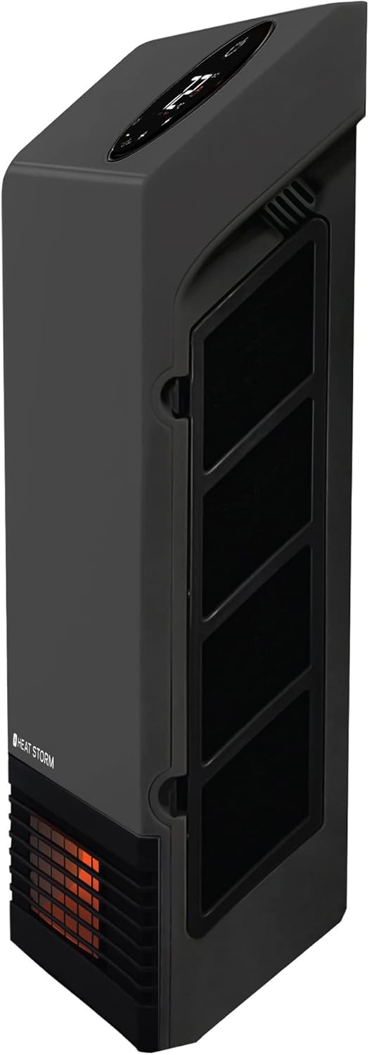 Heat Storm Wall Mount Gray 1000W Indoor Heater