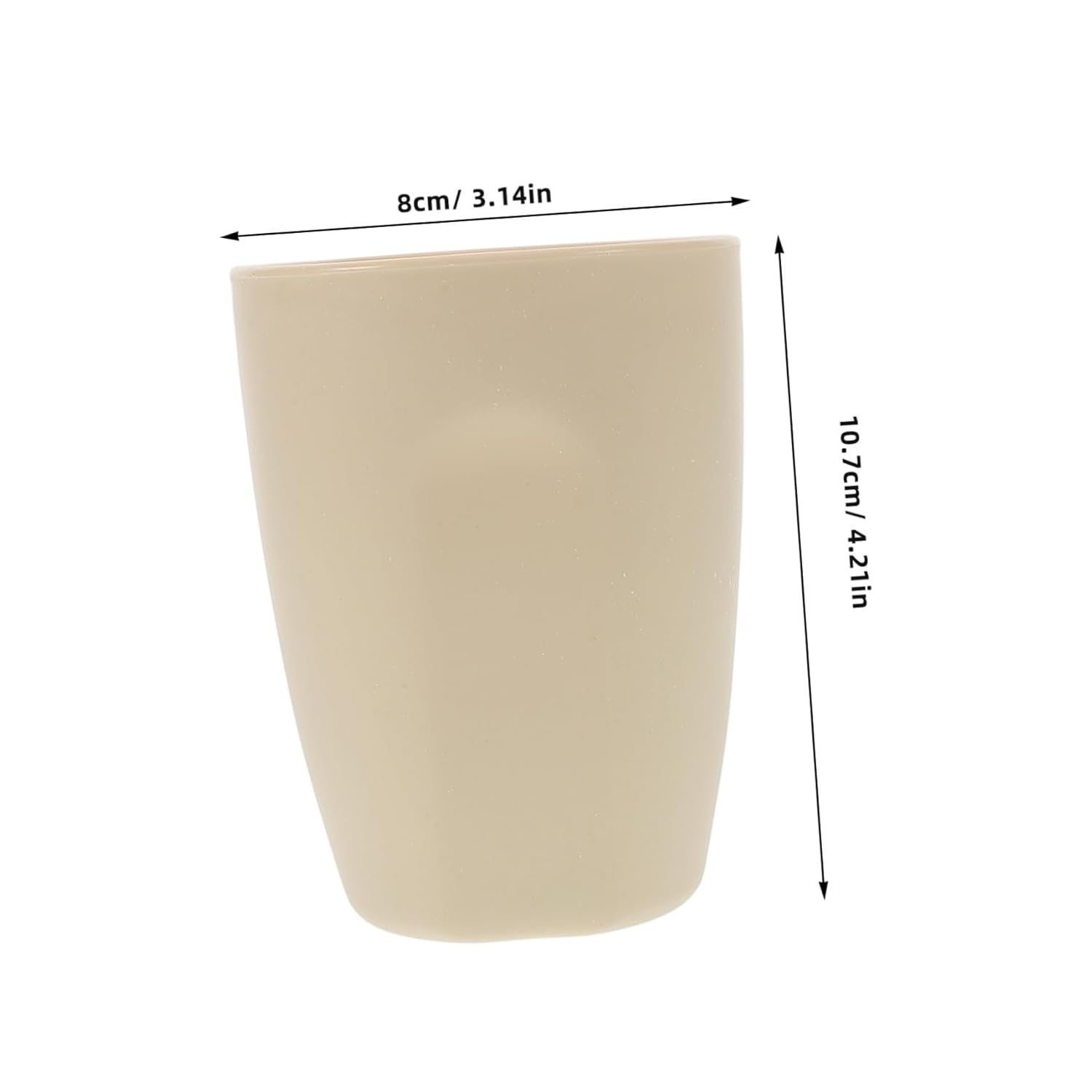 TOVINANNA Portable Toothbrush Cup with Minimalist Design