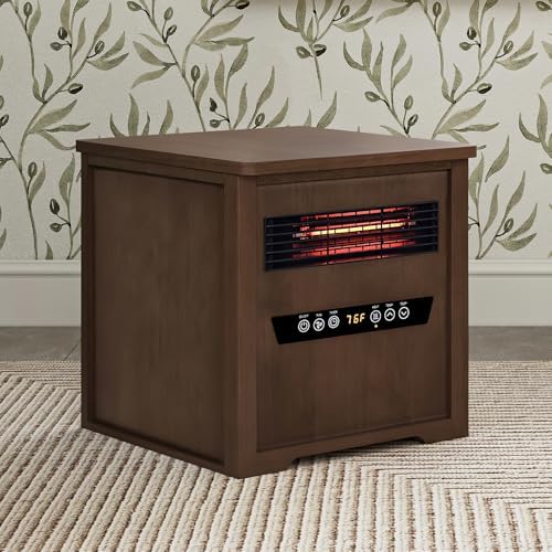 Country Living Infrared Space Heater with LED Touchscreen and Remote Control