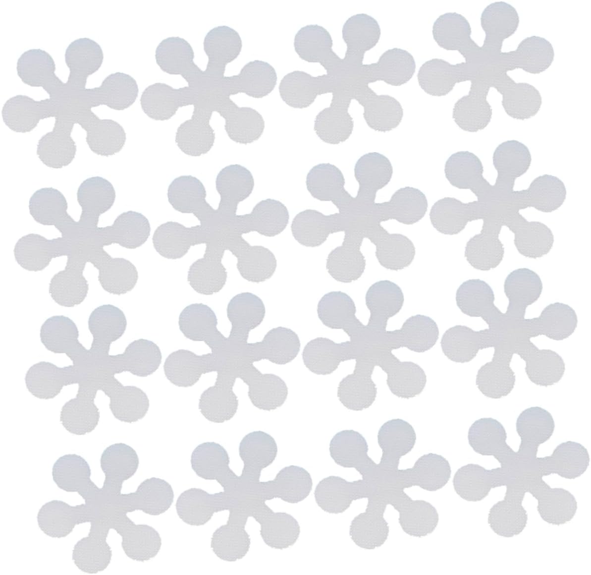 ABOOFAN Non-Slip Bath Stickers 20Pcs Snowflake Design