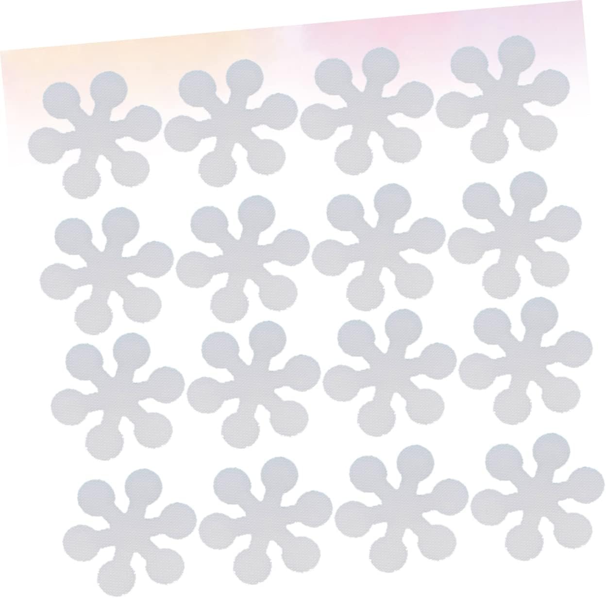 20 Pcs Anti-Slip Bathtub Stickers Snowflake Design
