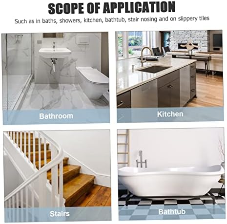 Yardenfun 20Pcs Non Slip Bathroom Stickers with Star Design