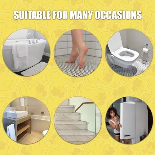 WIBUE Non-Slip Bathtub Stickers with Scraper