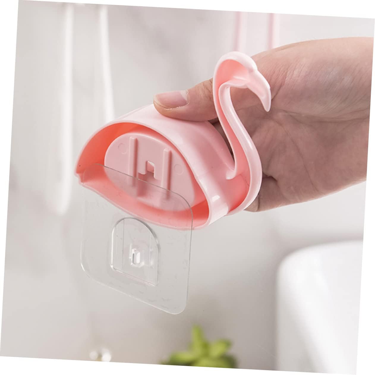 LIFKICH Wall Mounted Toothbrush Holder Organizer
