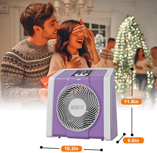 HEATIT Smart Space Heater with Remote and Thermostat 1