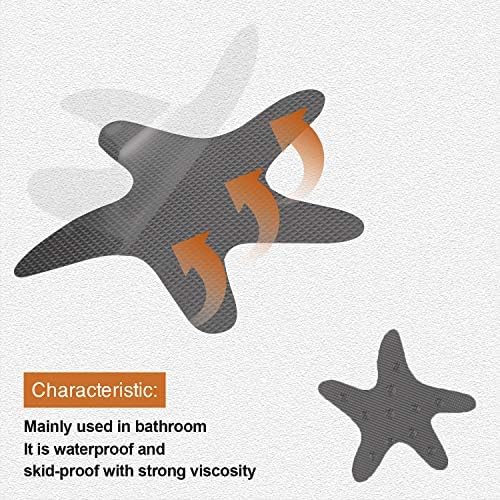 Secopad Anti-Slip Bathtub Stickers 24PCS Gray