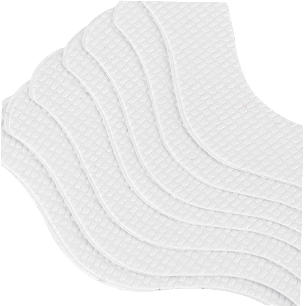 CAXUSD Anti-Slip Shower Stickers 12pcs Wavy Bath Treads