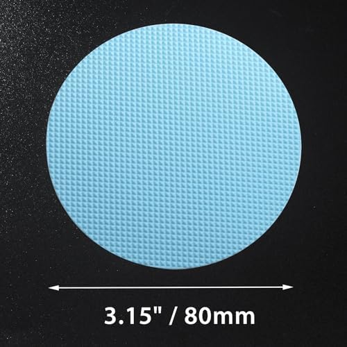 24 PCS Non Slip Bathtub Stickers Blue Round Anti Slip Decals