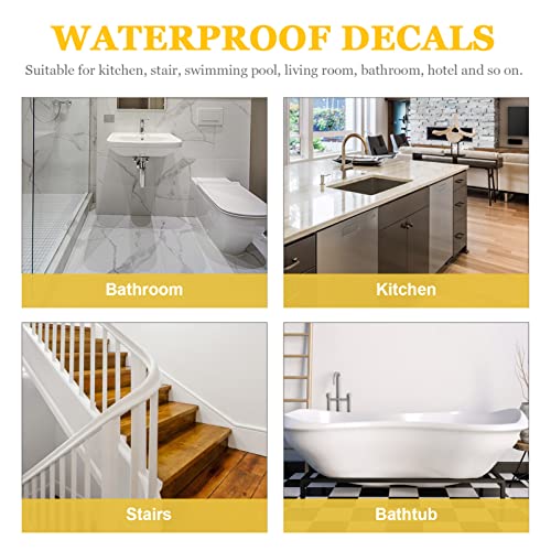 Toddmomy 12Pcs Non Slip Bathtub Stickers with Cute Yellow Designs