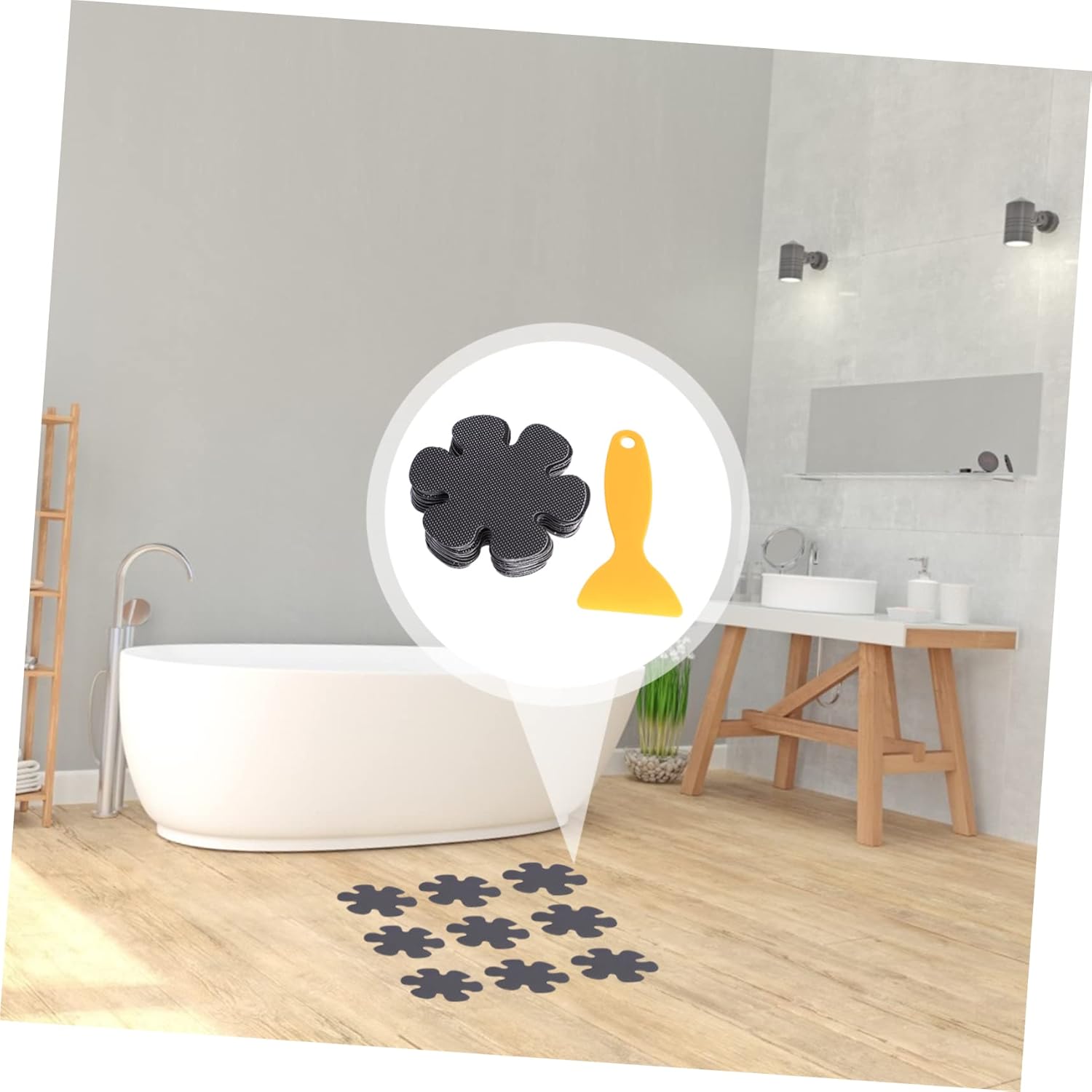 Alipis 20pcs Non-Slip Bath Tub Stickers for Smooth Floors