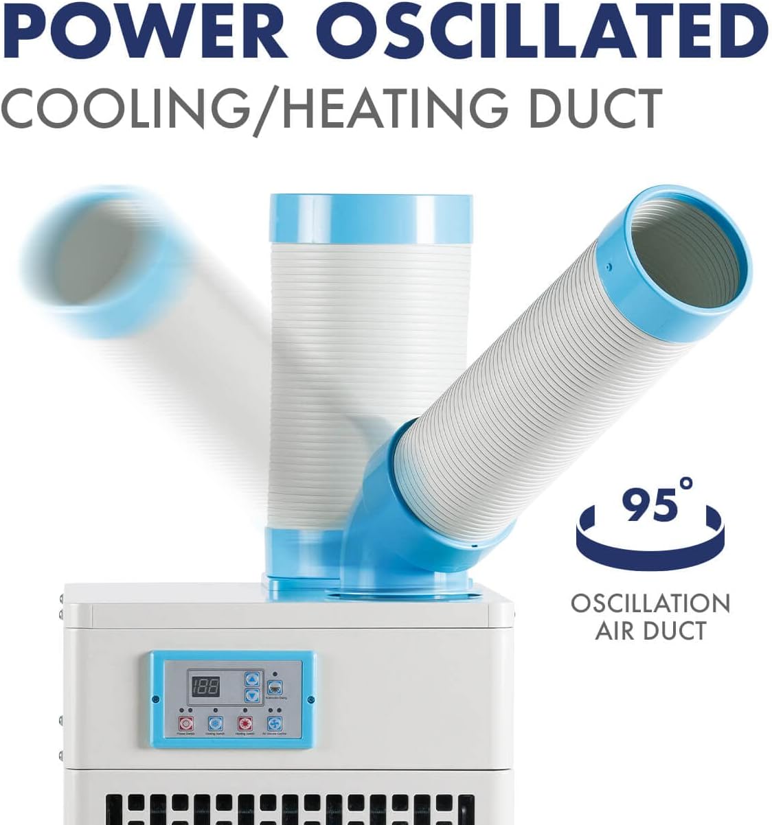 Uninex N410HC Spot Cooler Heater - 7680 BTU Cooling 5120 BTU Heating