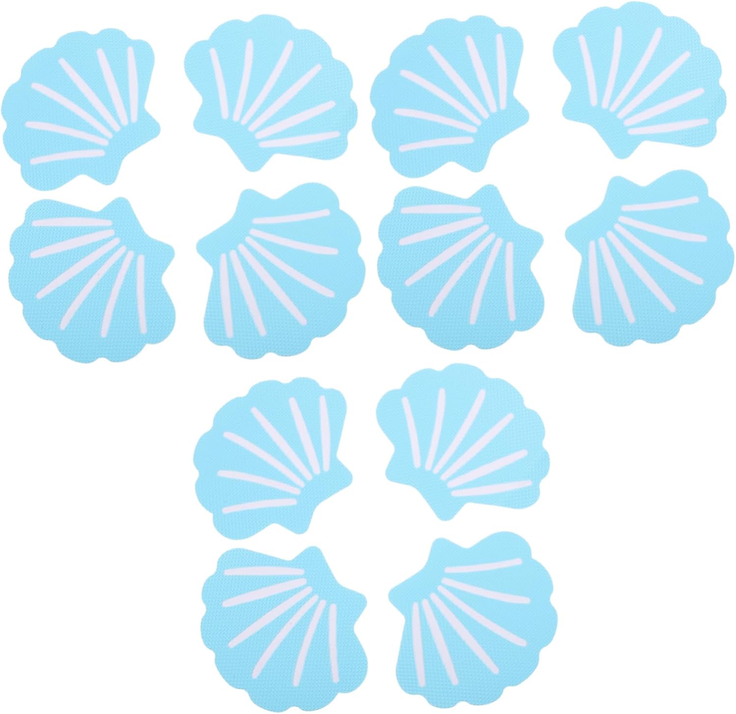 Cabilock Non-Slip Stickers for Bathtub 12pcs Shell Shaped Decals