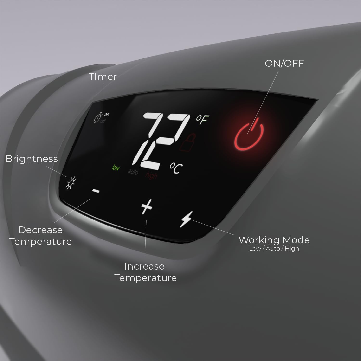 Heat Storm 1500 Watt Infrared Wall Heater with Wi-Fi