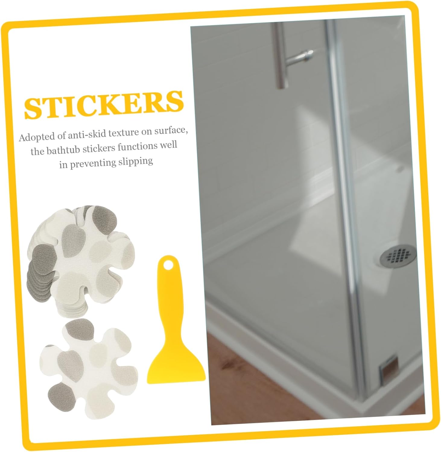 HAKIDZEL Cartoon Bath Non Slip Stickers