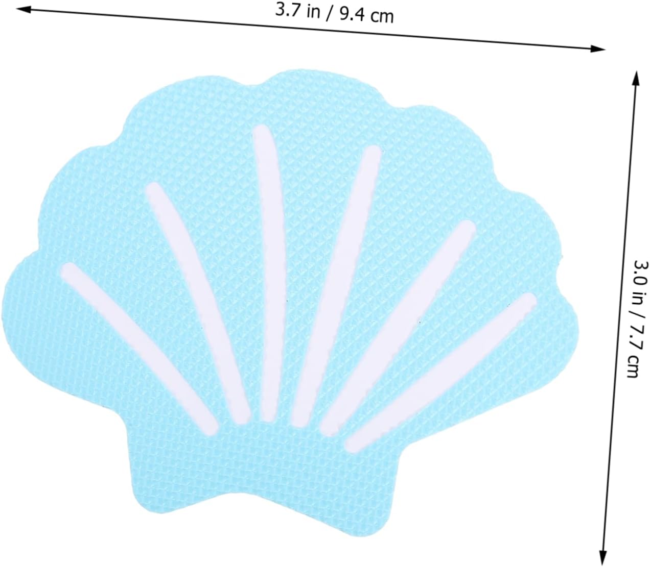 Happyyami 12Pcs Shell Shape Non Skid Bathtub Decals
