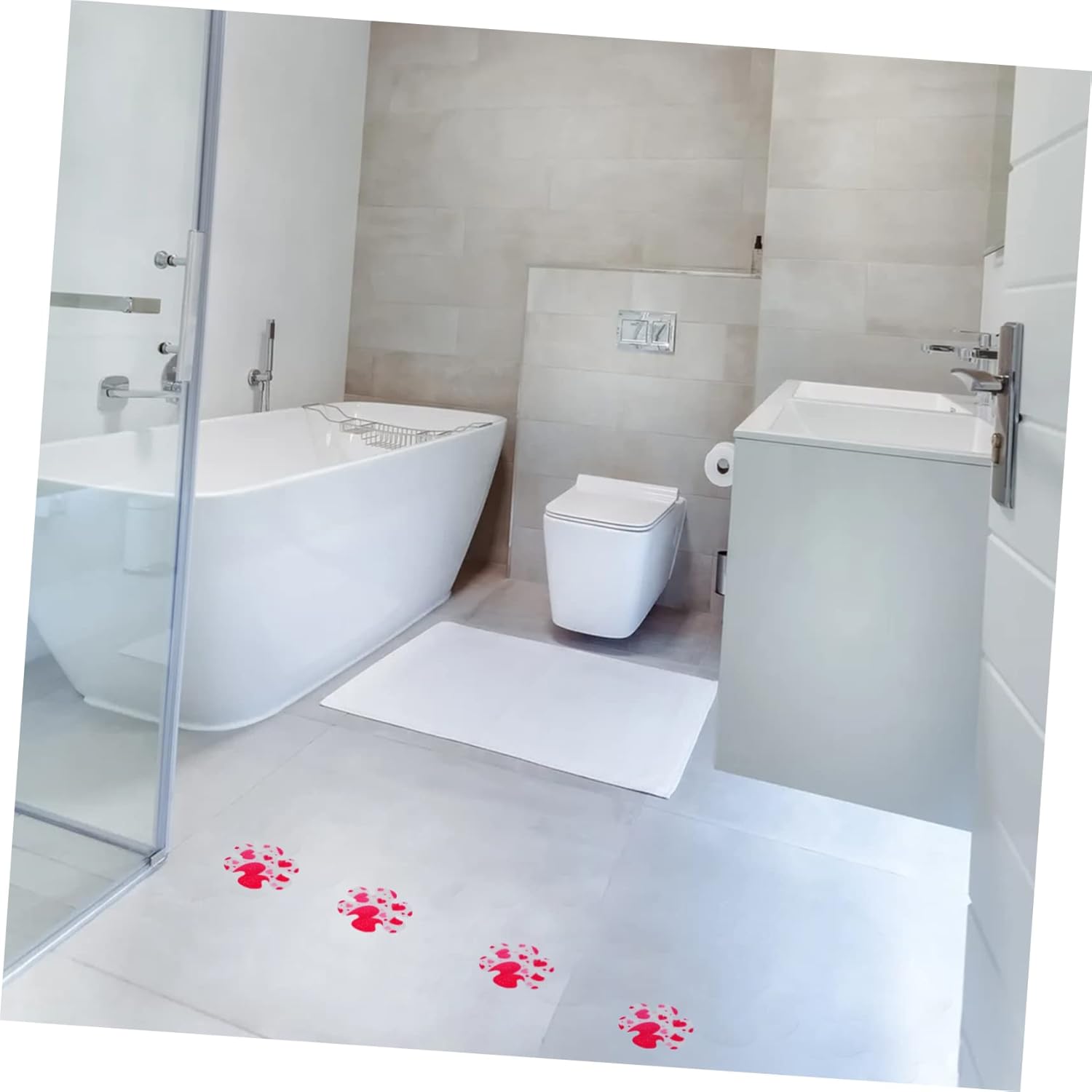 Cabilock 10pcs Non-Slip Bath Stickers for Bathtubs Showers Pools Stairs