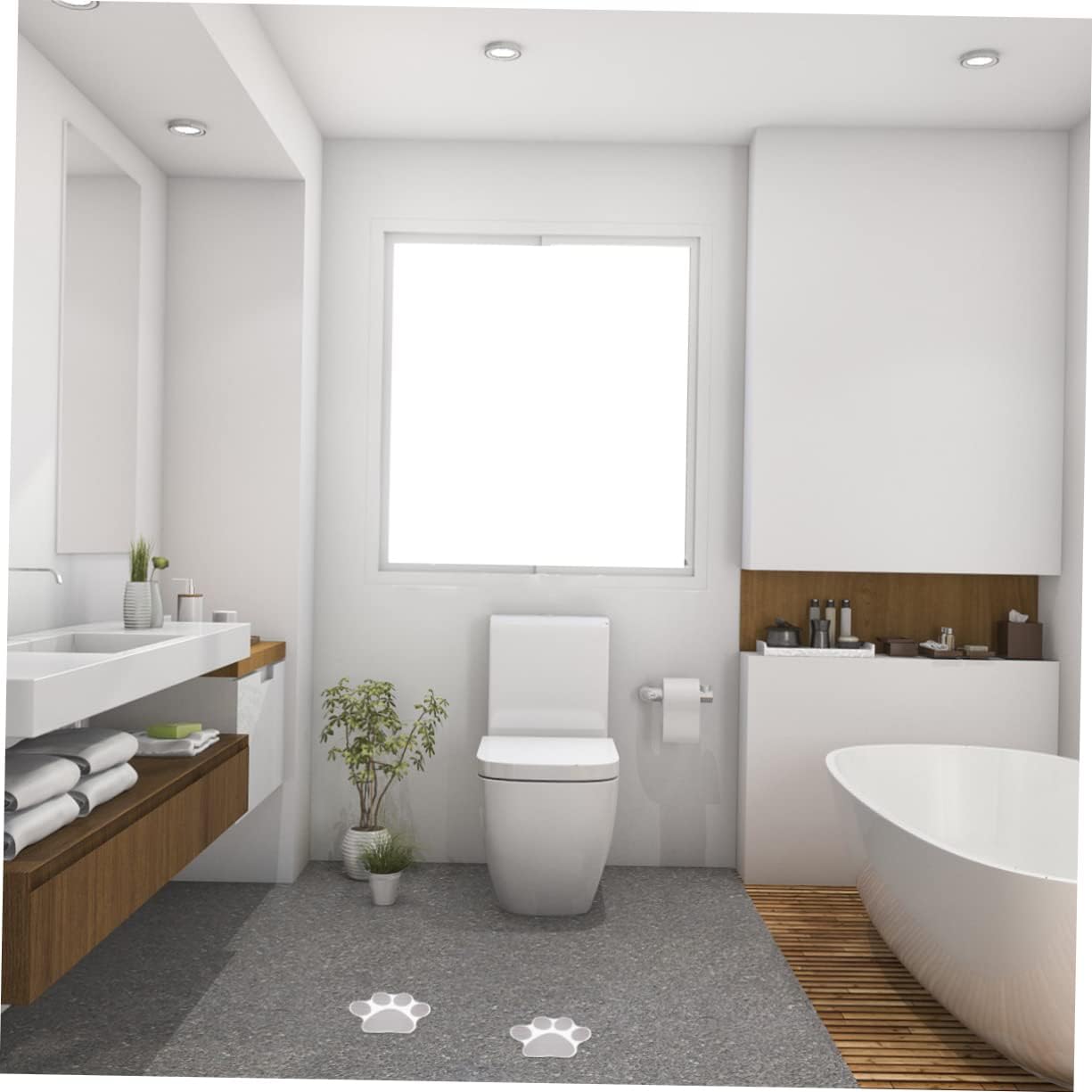 Ciieeo Non-Slip Bathtub Stickers for Safe Bathing