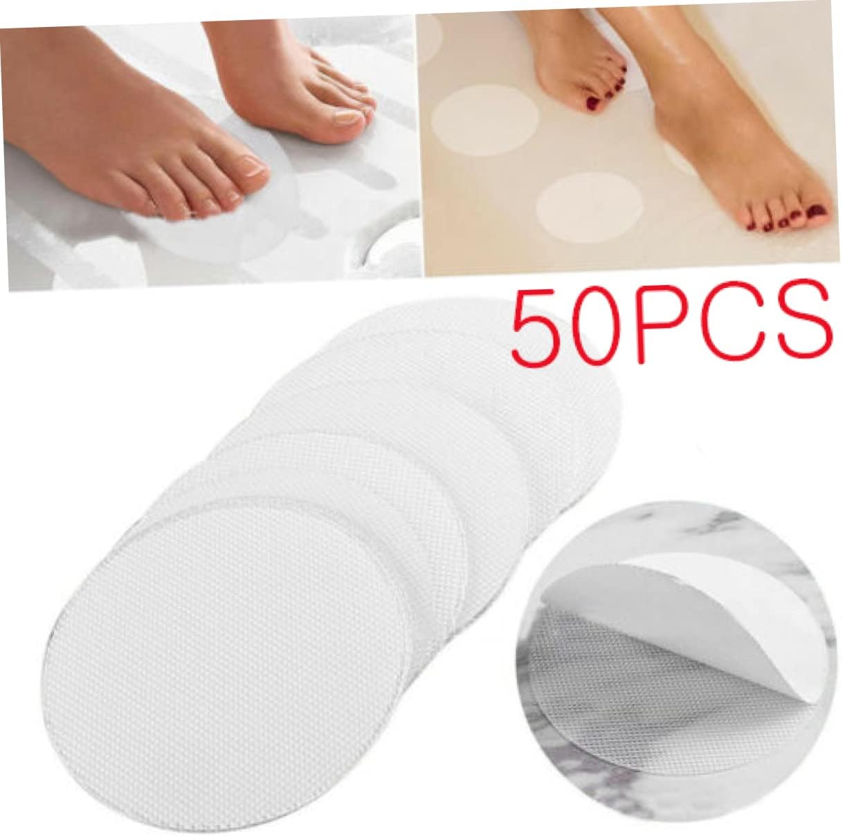 BRIGHTFUFU Non-Slip Shower Stickers 10pcs