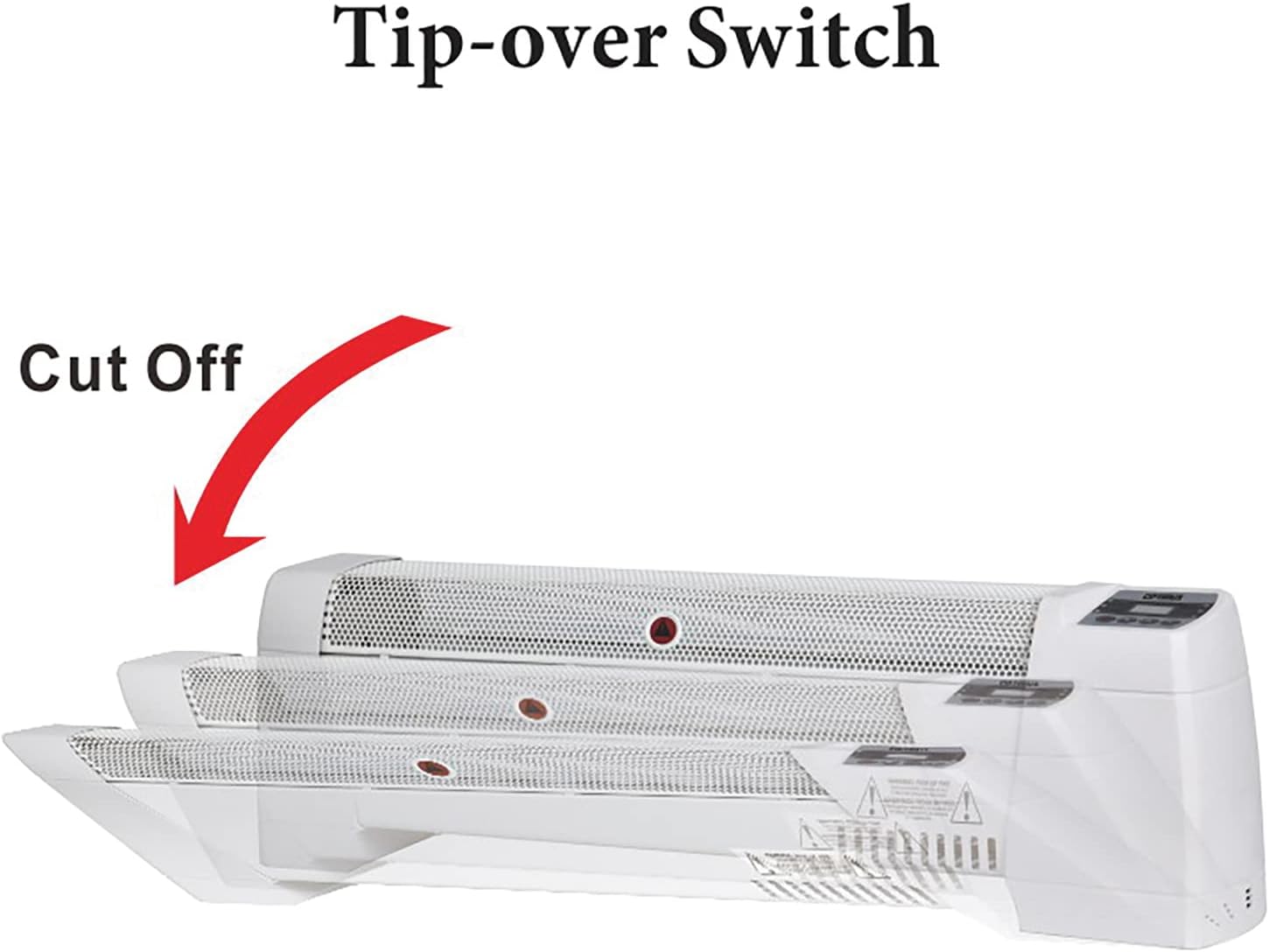 Optimus 30 Baseboard Convection Heater with Digital Display and Thermostat