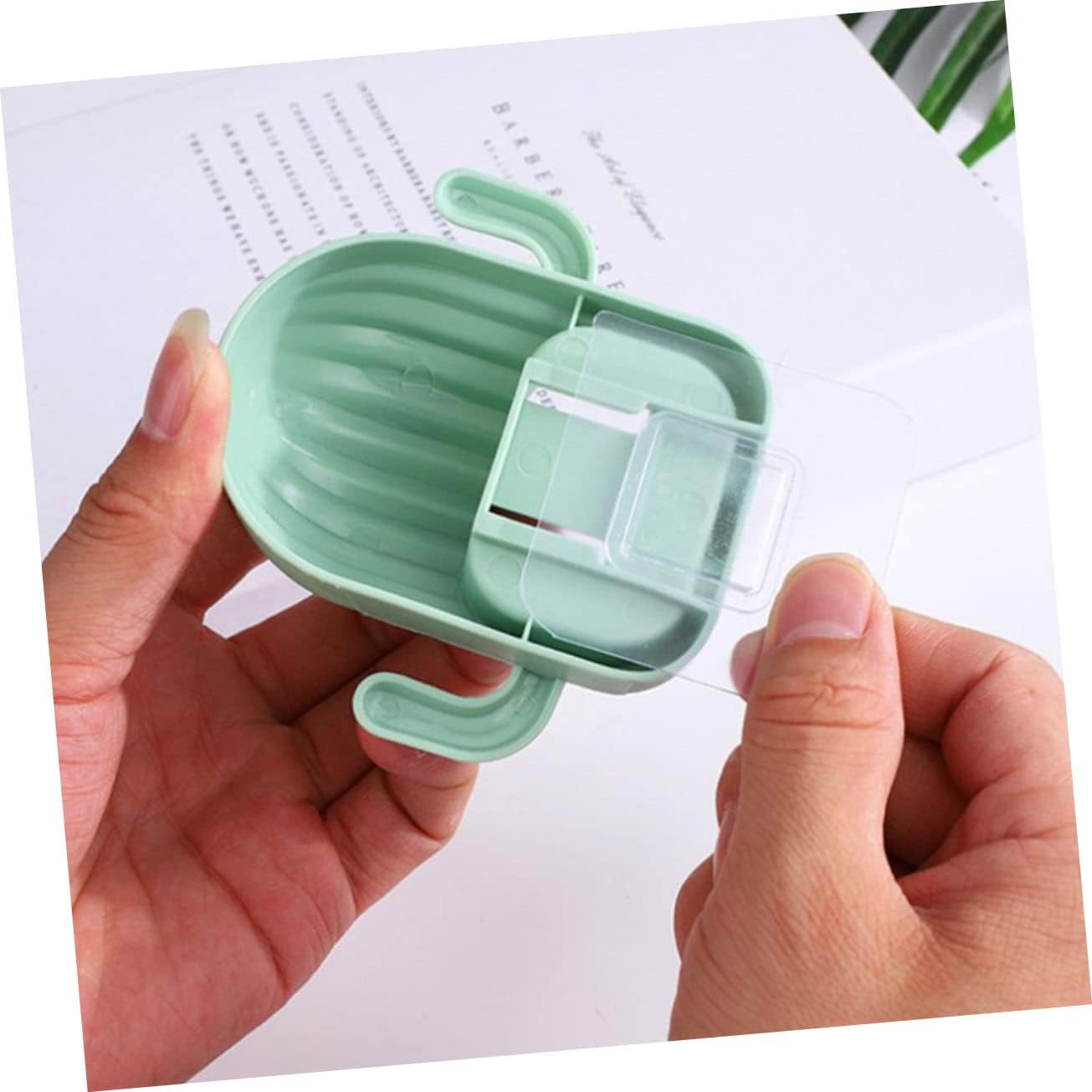 PRETYZOOM Cactus Toothbrush Holder Wall Mount