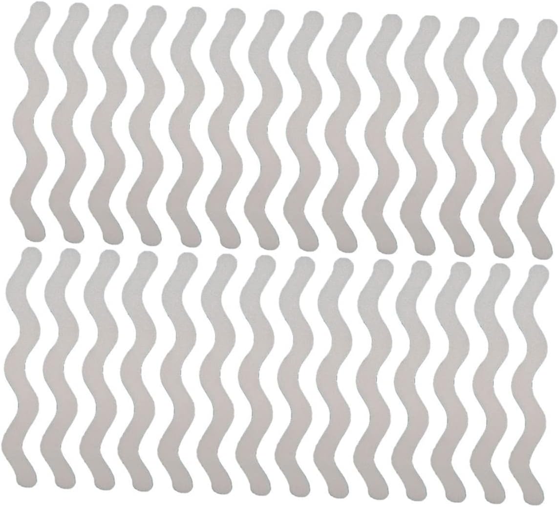 Zerodeko Anti-Slip Tape 36pcs S-Shaped Bathtub Decals