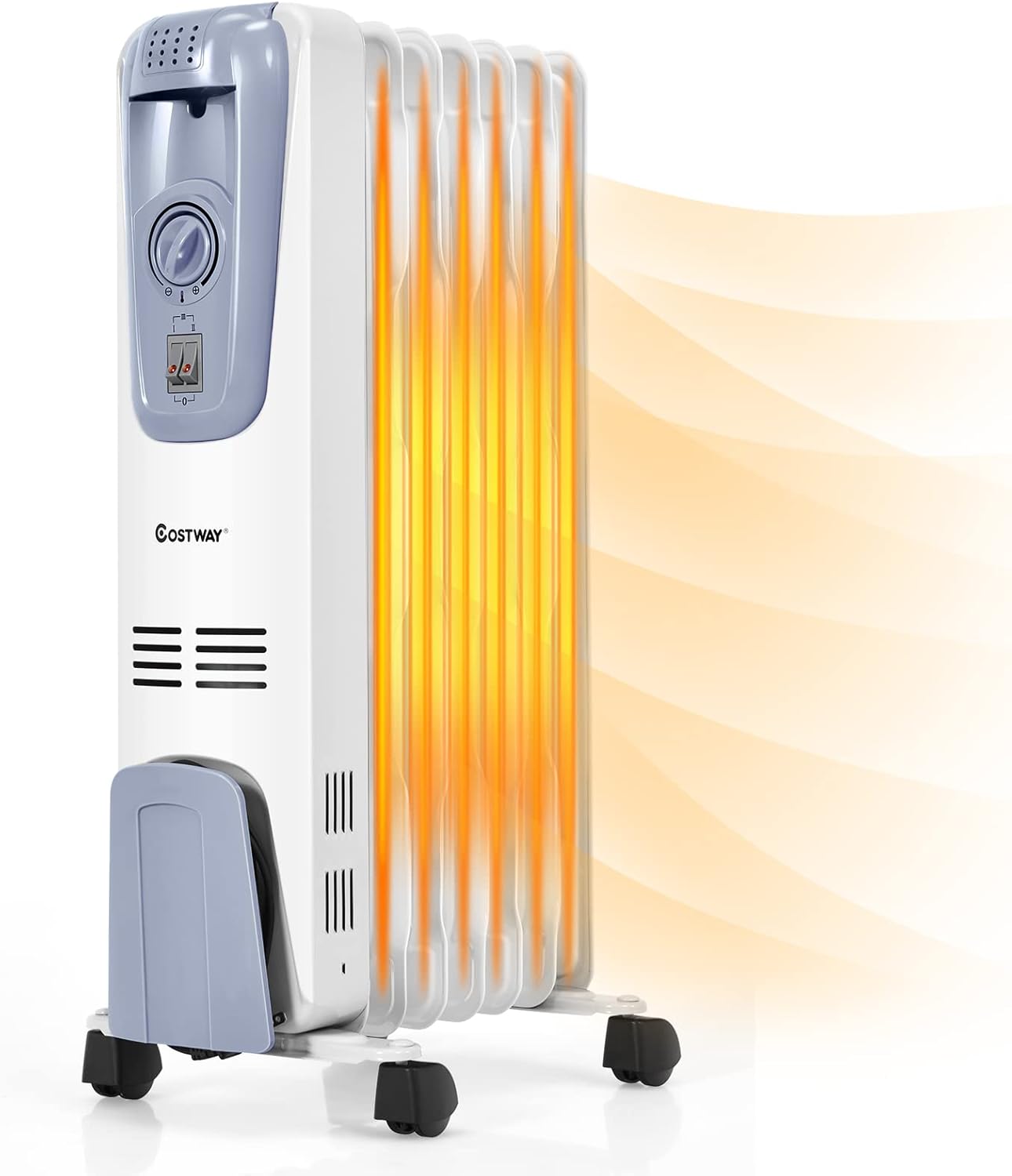 COSTWAY 1500W Oil Filled Radiator Heater 1