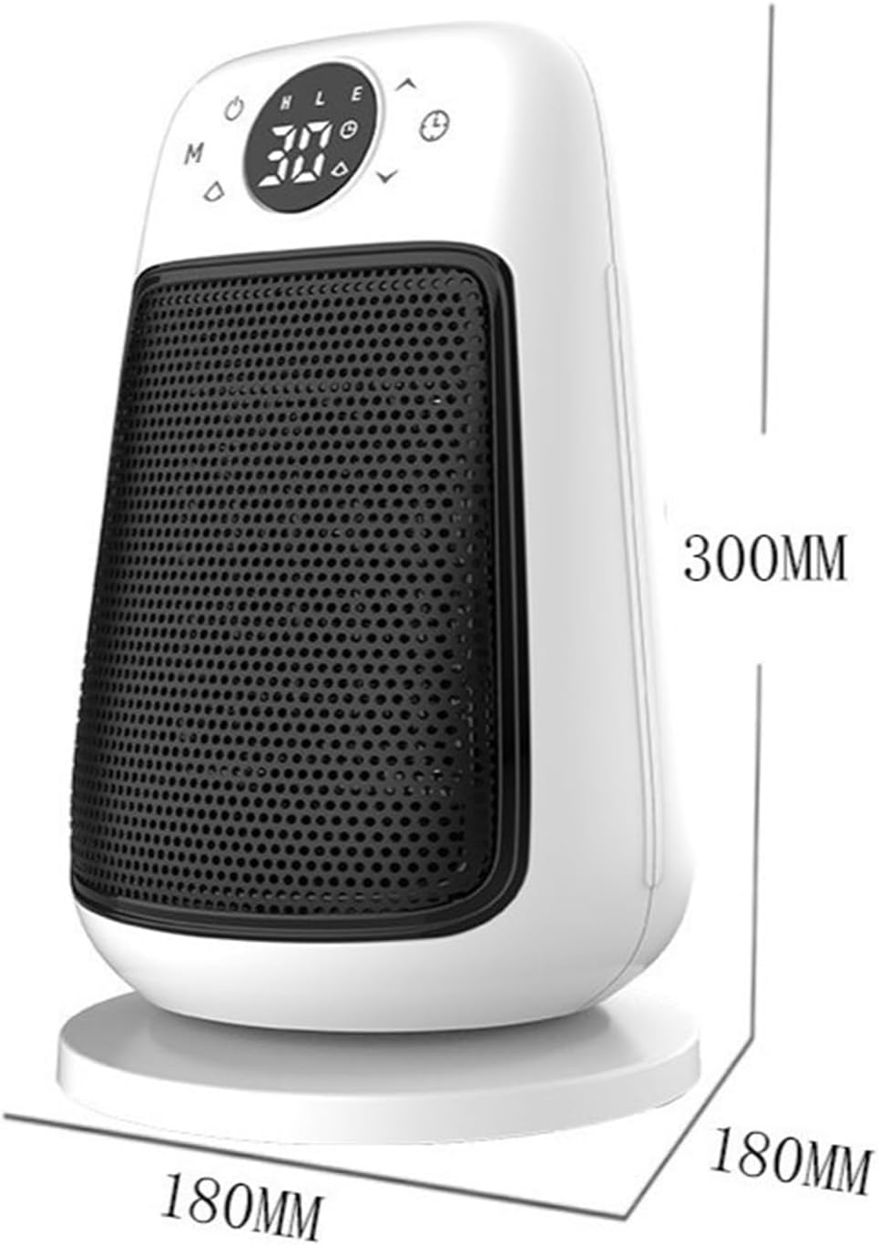 ZLECTIO Space Heater with Remote Control and 3 Gear Settings