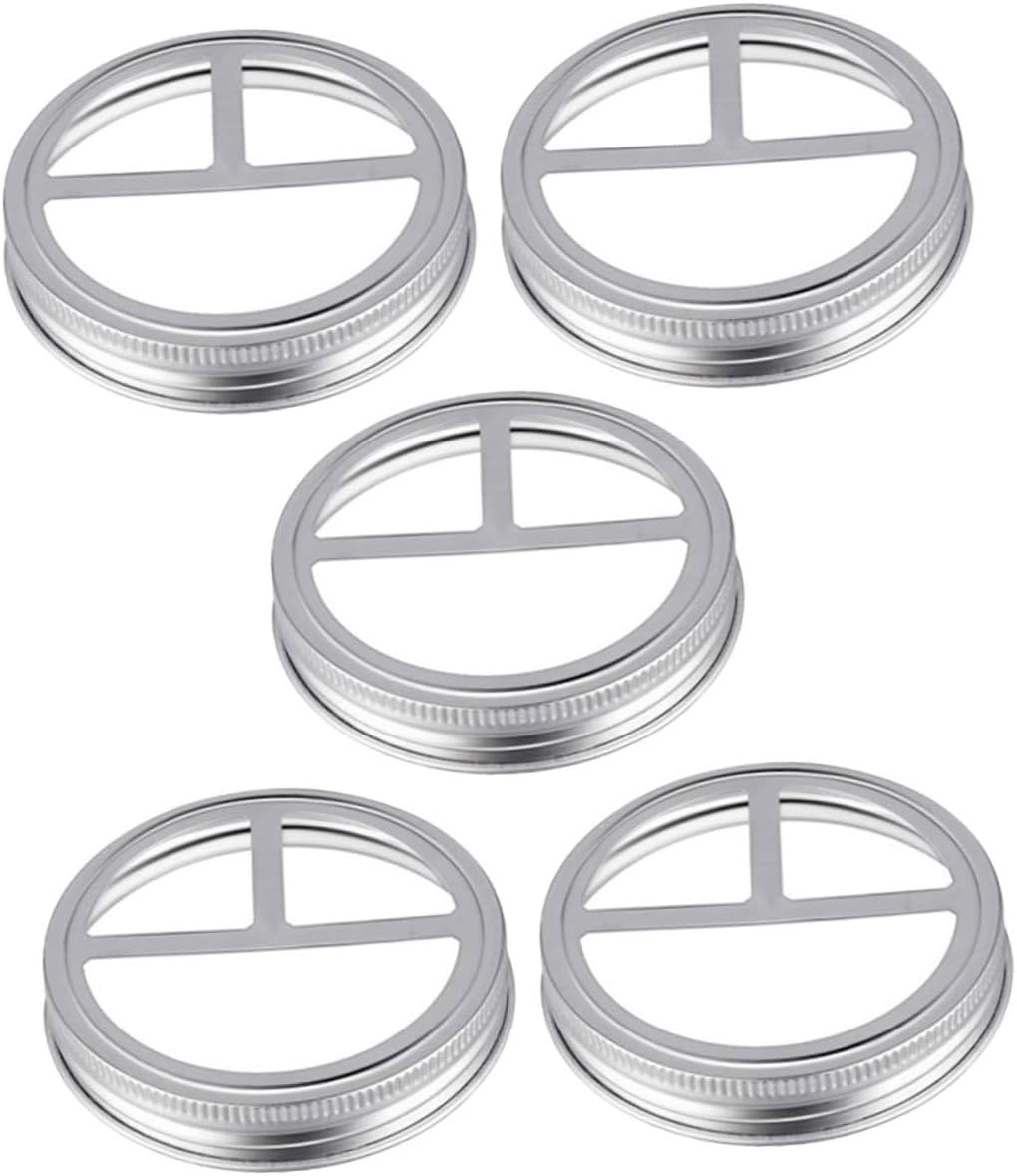 5Pcs Wide Mouth Jar Lid for Toothbrushes and Toothpaste
