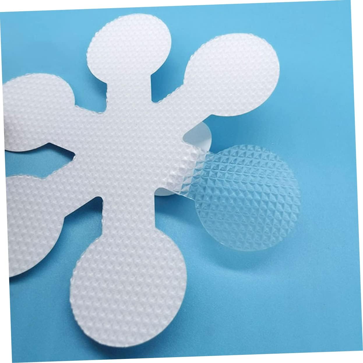 Homoyoyo Non-Slip Tub Stickers 20 Pcs Snowflake Bath Decals