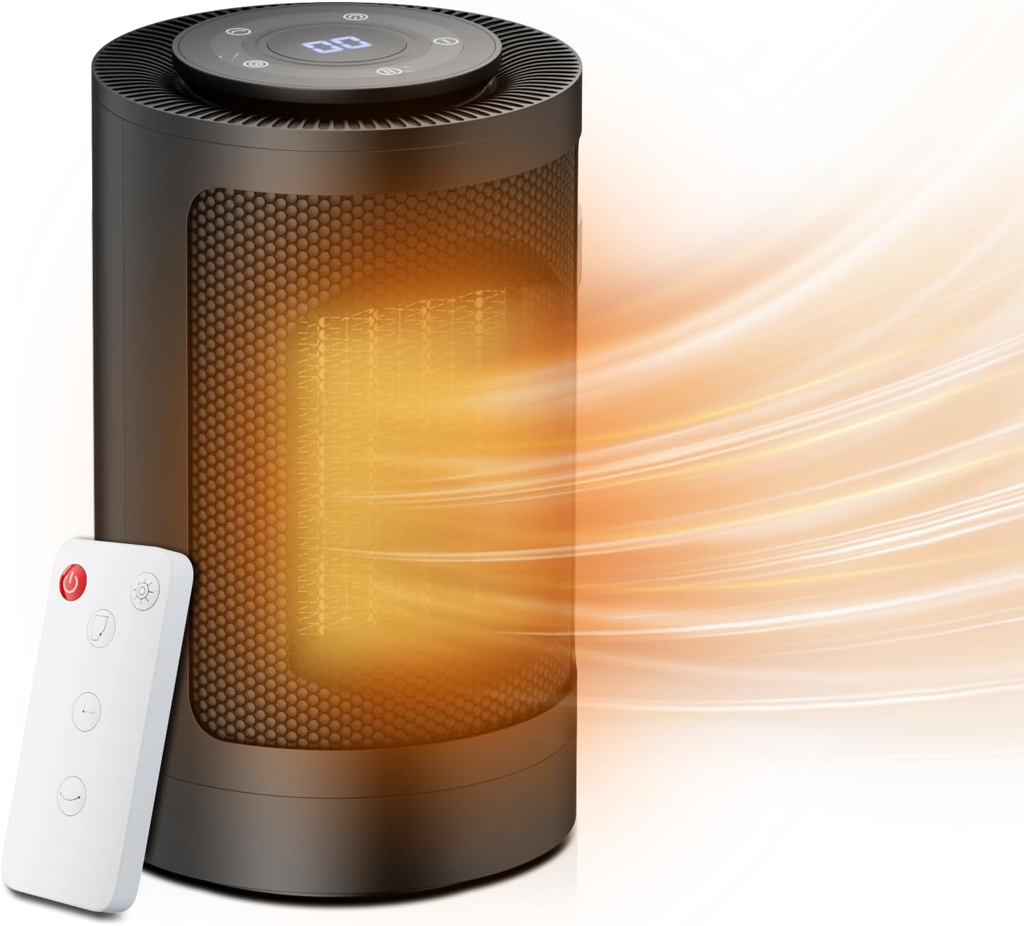 Magshion 1500W Electric Space Heater with Remote 1