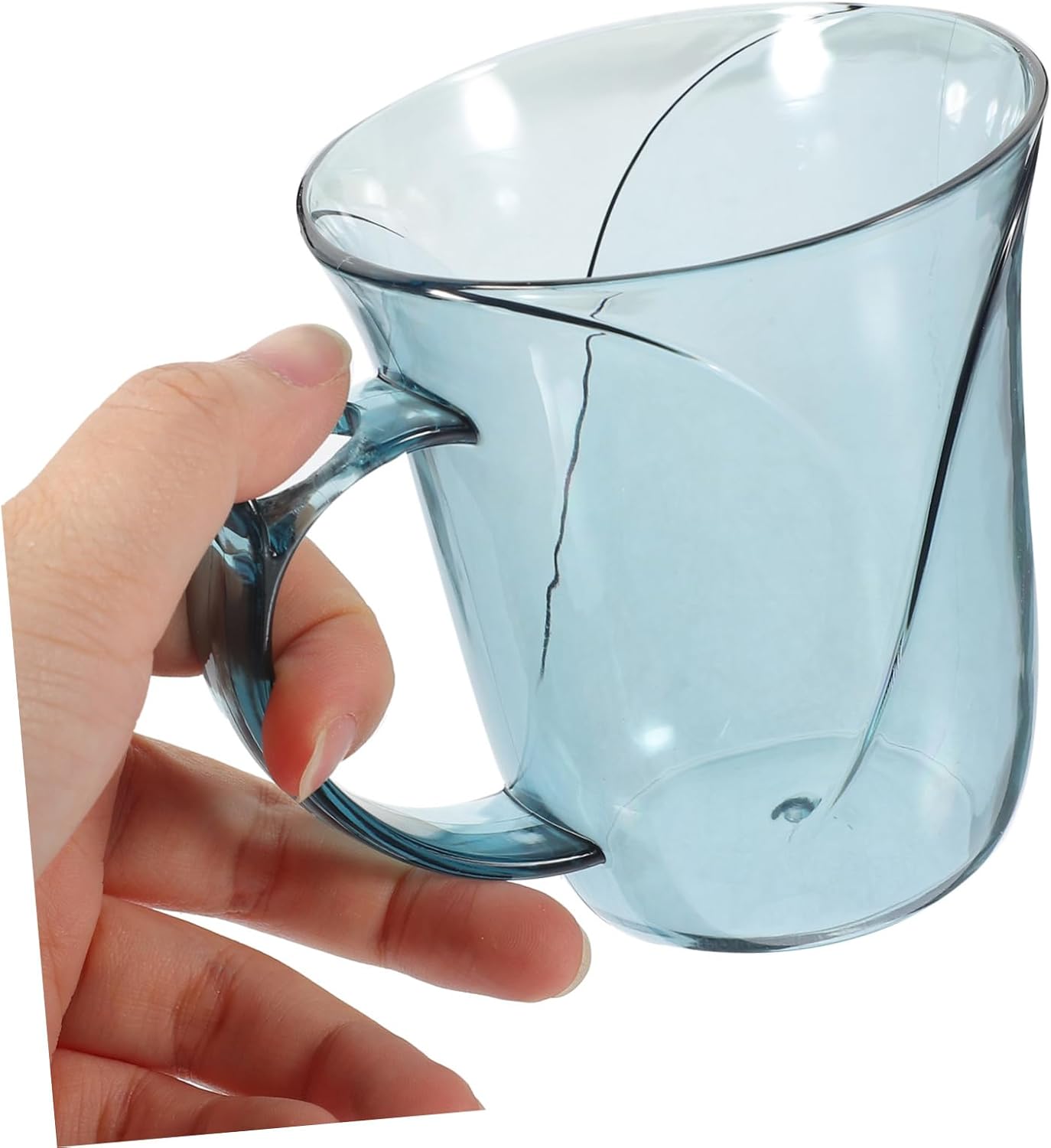 HOOTNEE Mouthwash Cup with Handle for Toothbrush Holder