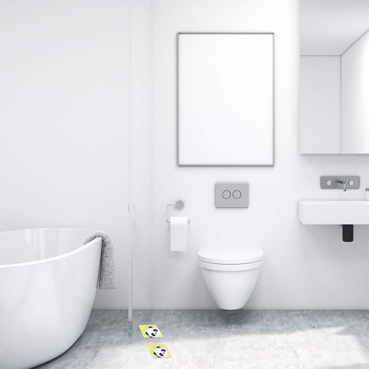 Cabilock 6pcs Panda Pattern Bathtub Decals
