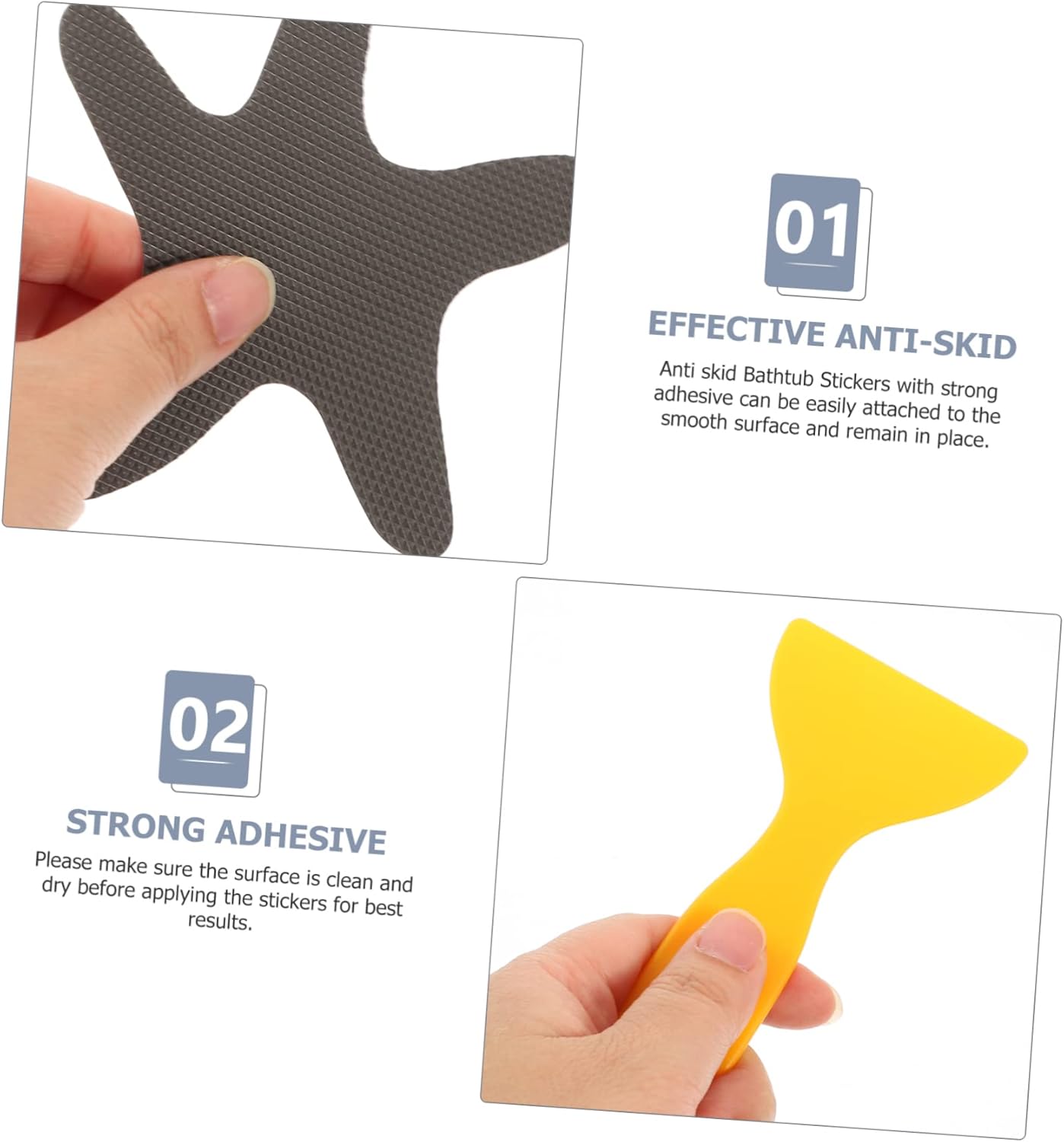 ABOOFAN Non-Slip Bathtub Stickers for Kids