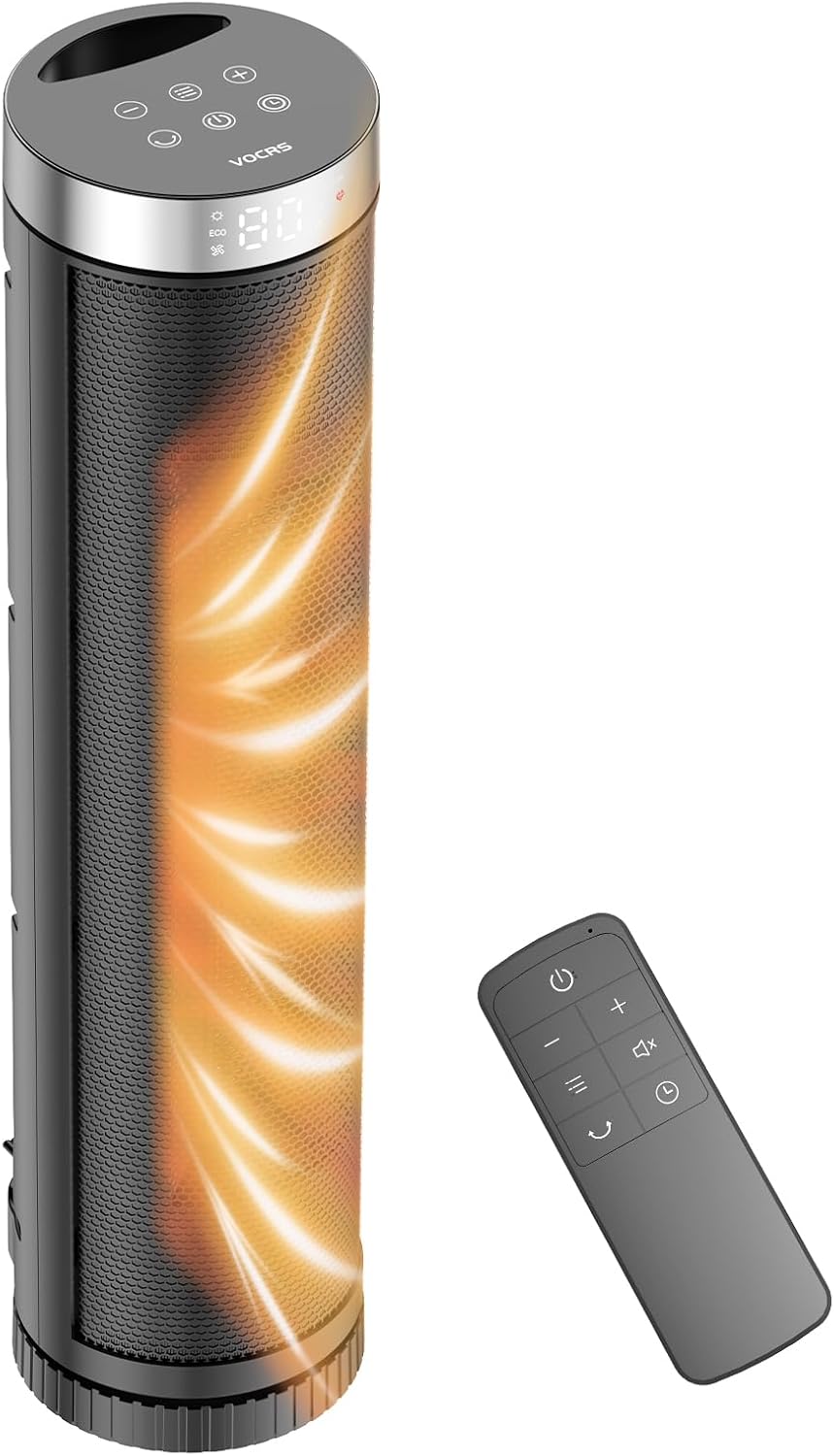 VOCRS Portable Ceramic Heater with Remote Control