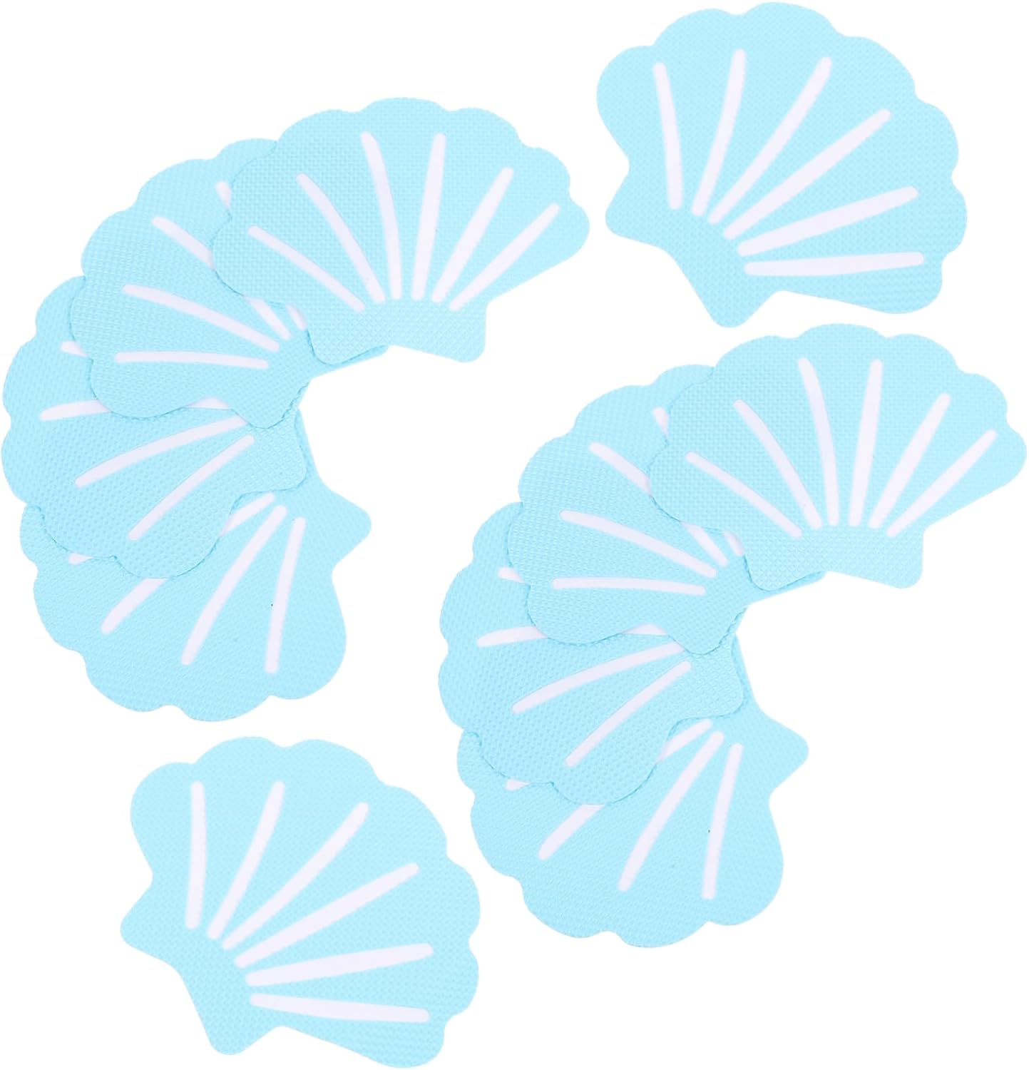 12Pcs Shell Shaped Non-Slip Bath Stickers for Bathtub and Shower 1