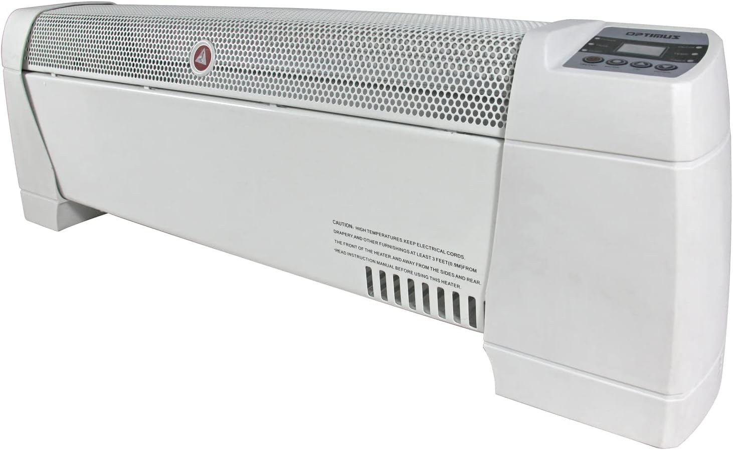Optimus 30 Baseboard Convection Heater with Digital Display and Thermostat