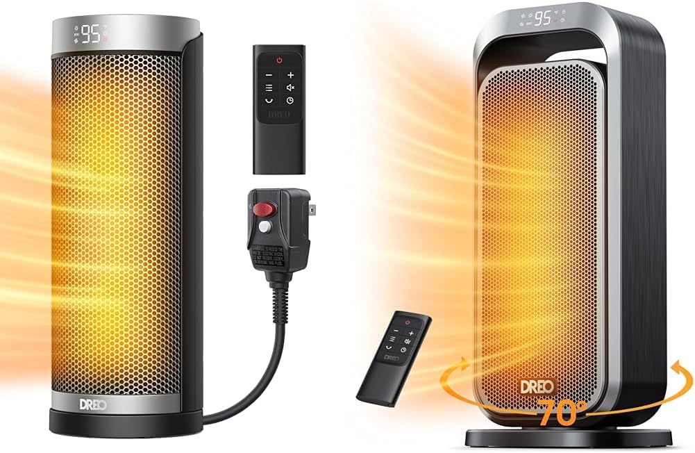 Dreo Electric Space Heater for Bathrooms and Indoor Use