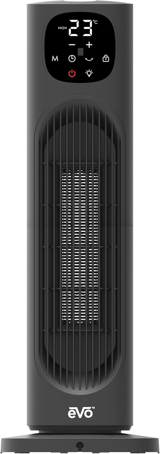 EVO Digital Ceramic Heater with Remote Control